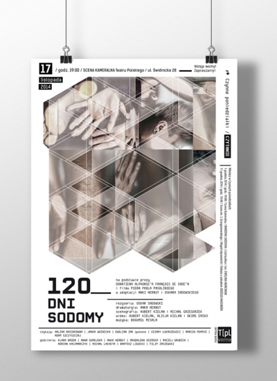 120 dni sodomy / plakat / 2014